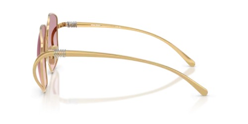 MIU MIU MU A57S - 5AK40S - 57 Okulary przeciwsłoneczne Złoty Kanciaste