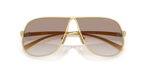 MIU MIU MU A56S - 5AK90L - 66 Okulary przeciwsłoneczne Złoty Pilotki (aviator)