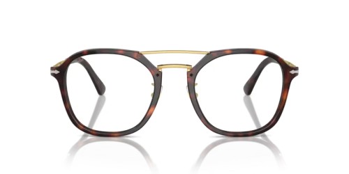 Persol PO3352S - 24/GG - 55 - Z SOCZEWKAMI TRANSITIONS Okulary przeciwsłoneczne Havanna Kanciaste