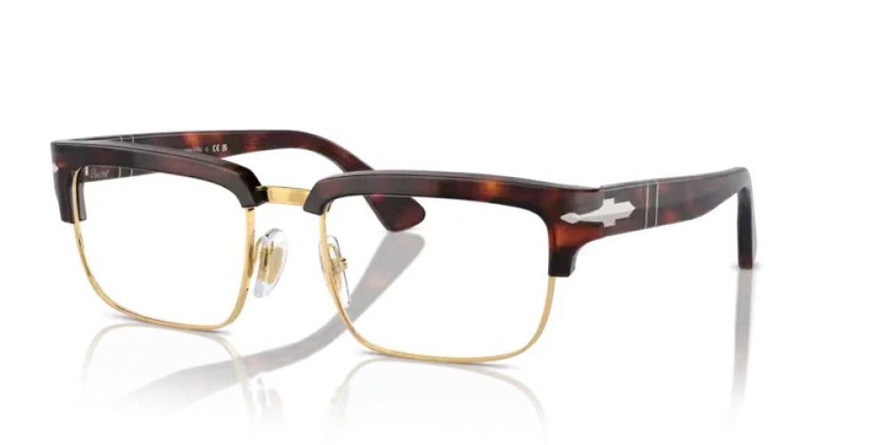 Persol 0PO3354S - 24/GG - 56 - Z SOCZEWKAMI TRANSITIONS Okulary przeciwsłoneczne Havanna Prostokątny