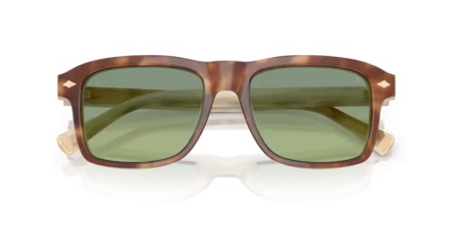 BRUNELLO CUCINELLI BC4014S - 10064M - 53 Okulary przeciwsłoneczne Havanna Prostokątny