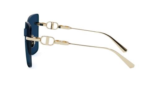 Dior CD CHAIN M1U - B0B0 D - 140 Okulary przeciwsłoneczne Złoty Kanciaste