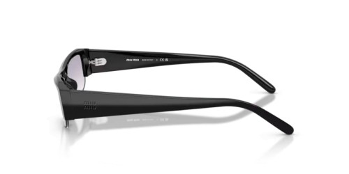 MIU MIU MU B07S - 16K04O - 51 Okulary przeciwsłoneczne Czarny Prostokątny