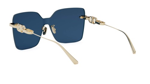 Dior CD CHAIN M1U - B0B0 D - 140 Okulary przeciwsłoneczne Złoty Kanciaste