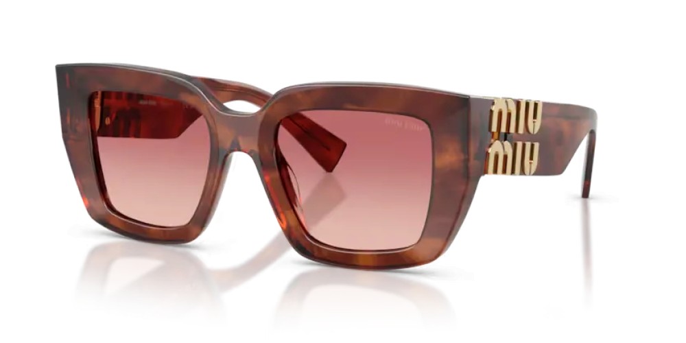 MIU MIU MU B05S - 26E50U - 51 Okulary przeciwsłoneczne Kanciaste