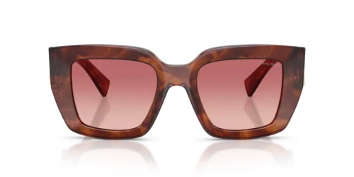 MIU MIU MU B05S - 26E50U - 51 Okulary przeciwsłoneczne Kanciaste