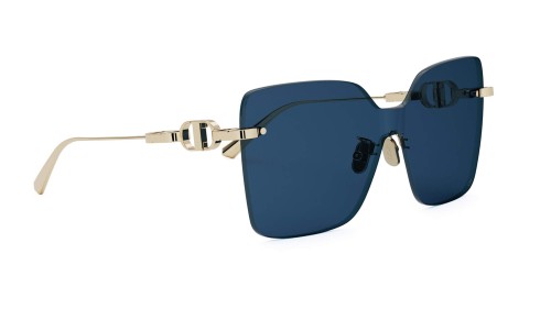 Dior CD CHAIN M1U - B0B0 D - 140 Okulary przeciwsłoneczne Złoty Kanciaste