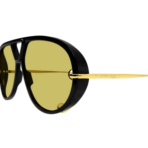 Bottega Veneta BV1273S - 003 - 63 Okulary przeciwsłoneczne Czarny Pilotki (aviator)