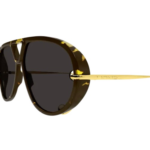 Bottega Veneta BV1273S - 005 - 63 Okulary przeciwsłoneczne Havanna Pilotki (aviator)