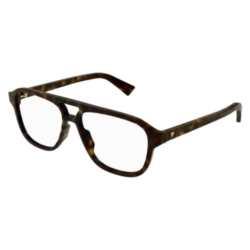 Bottega Veneta BV1294O - 002 - 56 Oprawki korekcyjne Havanna Pilotki (aviator)