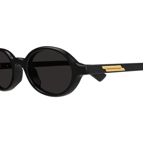Bottega Veneta BV1388S - 001 - 47 Okulary przeciwsłoneczne Czarny Owalny