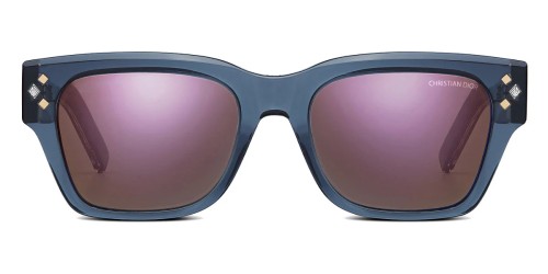 Dior CD DIAMOND S2I - 30G7 Z - 54 Okulary przeciwsłoneczne Niebieski Kanciaste