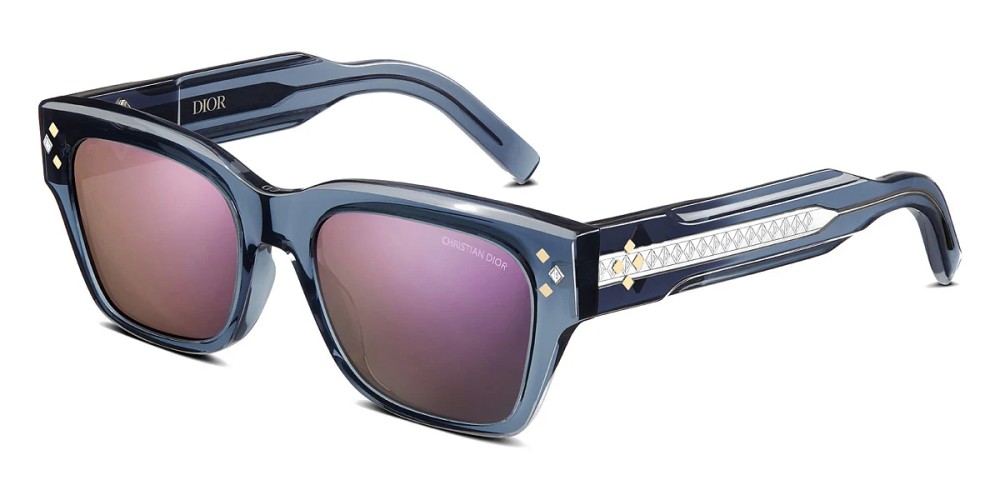Dior CD DIAMOND S2I - 30G7 Z - 54 Okulary przeciwsłoneczne Niebieski Kanciaste