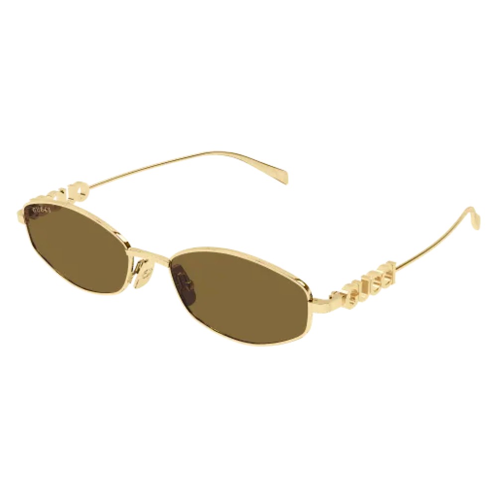 Gucci GG1802S - 005 - 55 Okulary przeciwsłoneczne Złoty Owalny