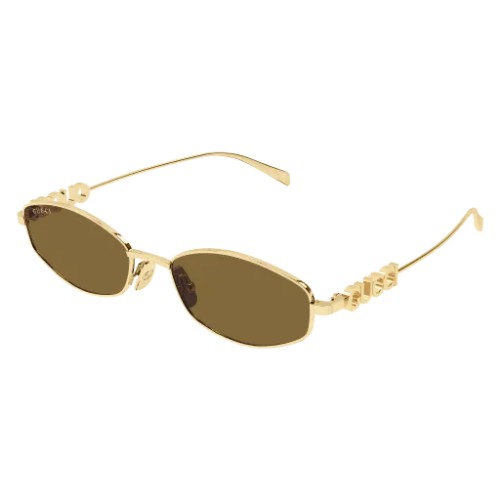 Gucci GG1802S - 005 - 55 Okulary przeciwsłoneczne Złoty Owalny