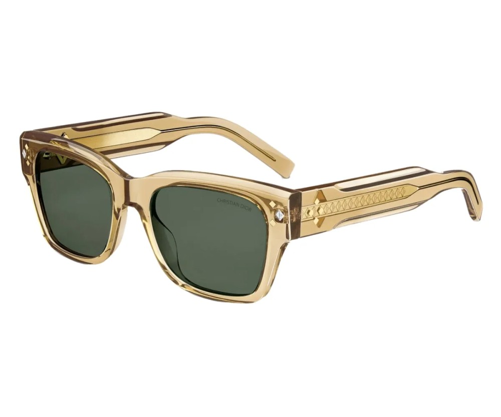 Dior CD DIAMOND S2I - 78C0 Z - 54 Okulary przeciwsłoneczne Złoty Kanciaste