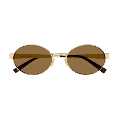 Saint Laurent SL 692 - 004 - 55 Okulary przeciwsłoneczne Złoty Owalny