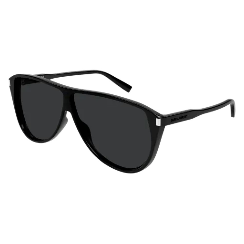 Saint Laurent SL 731 GASPAR - 002 - 65 Okulary przeciwsłoneczne Czarny Pilotki (aviator)