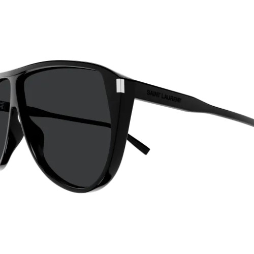 Saint Laurent SL 731 GASPAR - 002 - 65 Okulary przeciwsłoneczne Czarny Pilotki (aviator)
