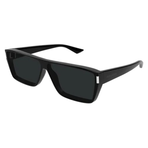 Saint Laurent SL 757 - 001 - 64 Okulary przeciwsłoneczne Czarny Kanciaste