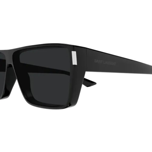 Saint Laurent SL 757 - 001 - 64 Okulary przeciwsłoneczne Czarny Kanciaste