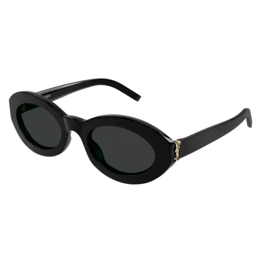 Saint Laurent SL M136 - 001 - 52 Okulary przeciwsłoneczne Czarny Owalny