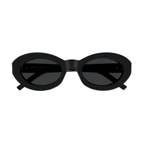 Saint Laurent SL M136 - 001 - 52 Okulary przeciwsłoneczne Czarny Owalny