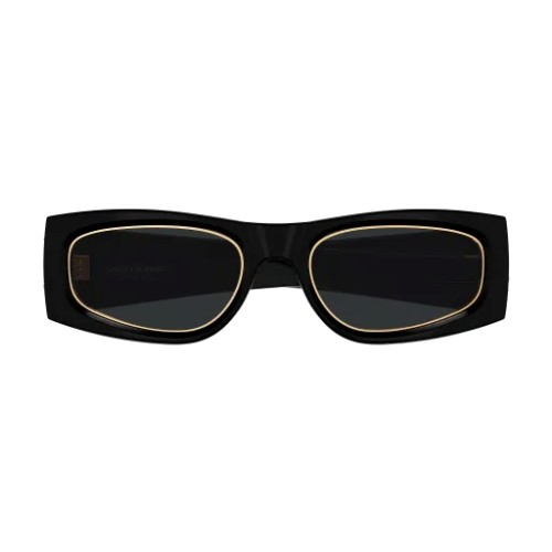 Saint Laurent SL M140 RIM - 001 - 54 Okulary przeciwsłoneczne Czarny Owalny