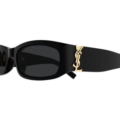 Saint Laurent SL M152 - 001 - 55 Okulary przeciwsłoneczne Czarny Kanciaste