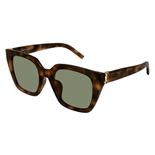 Saint Laurent SL M143 - 003 - 51 Okulary przeciwsłoneczne Havanna Kanciaste
