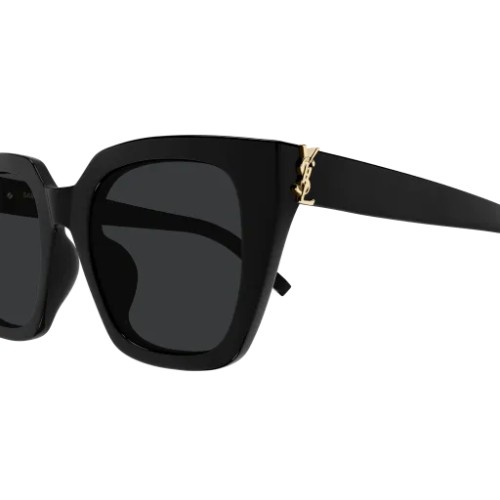 Saint Laurent SL M143 - 001 - 51 Okulary przeciwsłoneczne Czarny Kanciaste