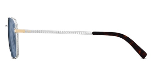 Dior CD DIAMOND S4U - F2B4 N - 55 Okulary przeciwsłoneczne Kanciaste
