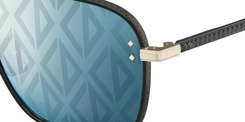Dior CD DIAMOND S4U - H2B8 N - 55 Okulary przeciwsłoneczne Czarny Kanciaste