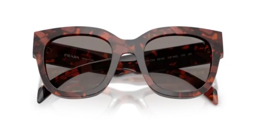 PRADA PR C04S - 23F80Q - 52 Okulary przeciwsłoneczne Kanciaste