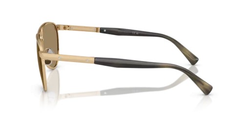 BRUNELLO CUCINELLI BC2007SM - 501653 - 56 - POZŁACANY (GOLD PLATED) Okulary przeciwsłoneczne Pilotki (aviator)