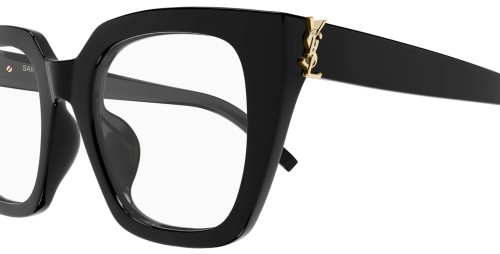 Saint Laurent SL M143 OPT - 001 - 51 Oprawki korekcyjne Czarny Kocie oczy