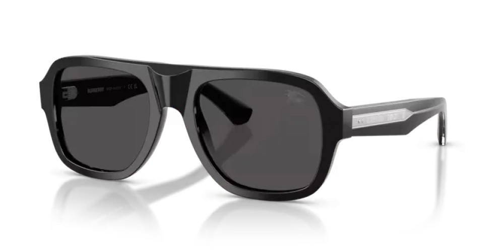 BURBERRY BE4478 - 420687 - 55 Okulary przeciwsłoneczne Czarny Pilotki (aviator)