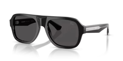 BURBERRY BE4478 - 420687 - 55 Okulary przeciwsłoneczne Czarny Pilotki (aviator)