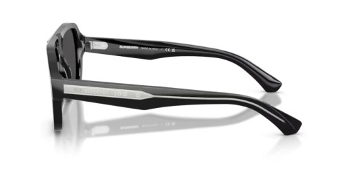 BURBERRY BE4478 - 420687 - 55 Okulary przeciwsłoneczne Czarny Pilotki (aviator)