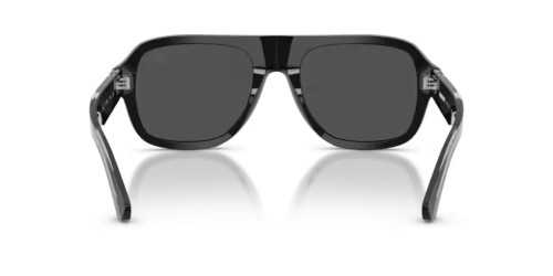 BURBERRY BE4478 - 420687 - 55 Okulary przeciwsłoneczne Czarny Pilotki (aviator)