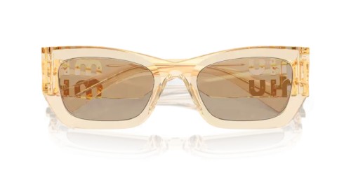 MIU MIU MU 09WS - 11T40F - 53 Okulary przeciwsłoneczne Prostokątny