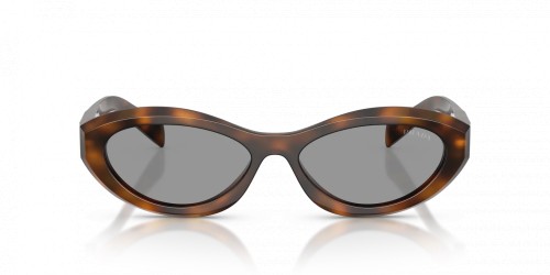 PRADA PR 26ZS - ​20D50Q - ​55 Okulary przeciwsłoneczne Havanna Owalny