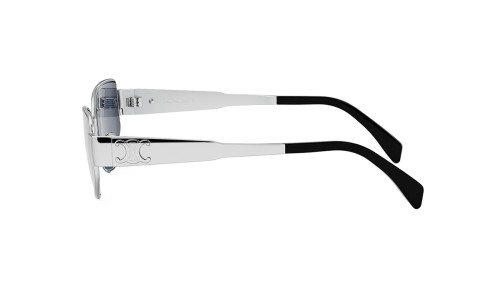 Celine CL40293U - 16V - 55 Okulary przeciwsłoneczne Srebrny Kocie oczy