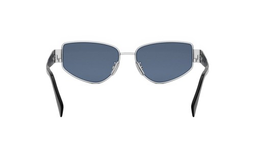 Celine CL40293U - 16V - 55 Okulary przeciwsłoneczne Srebrny Kocie oczy