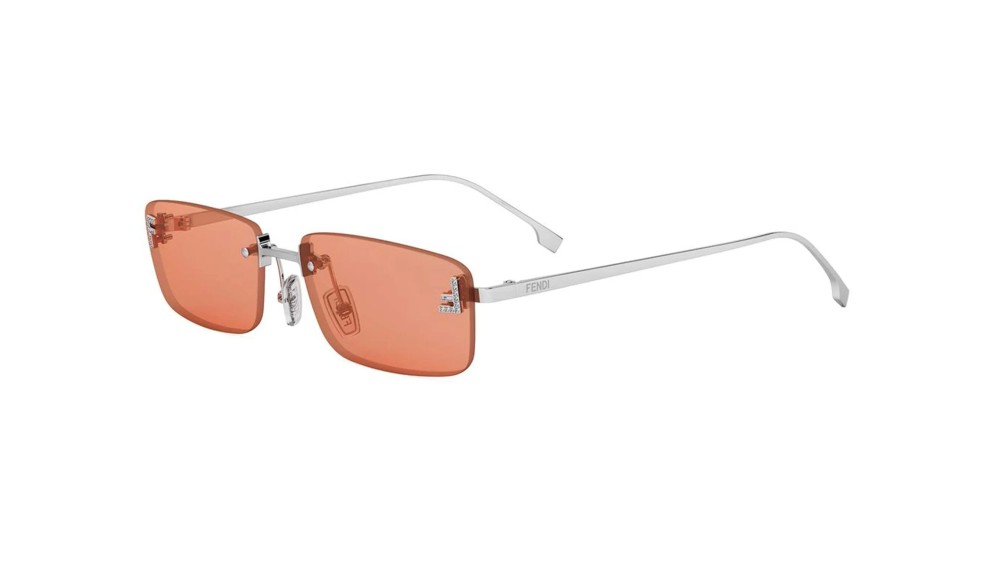 Fendi FE4172US - 16J - 54 Okulary przeciwsłoneczne Srebrny Kanciaste