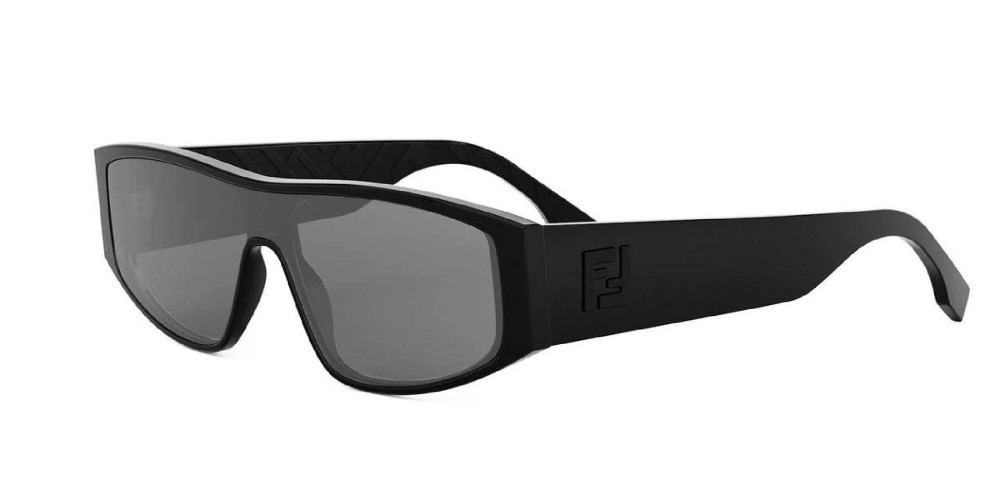 Fendi FE40167I - 01A - 133 Okulary przeciwsłoneczne Czarny Jednoszybowe (tarcza)