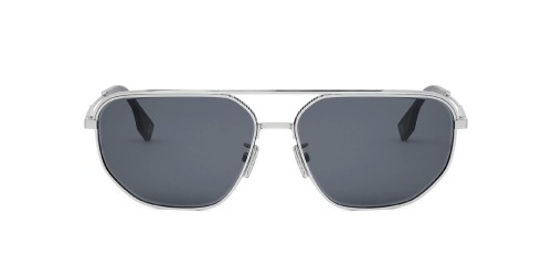 Fendi FE40154U - 16A - 61 Okulary przeciwsłoneczne Srebrny Pilotki (aviator)