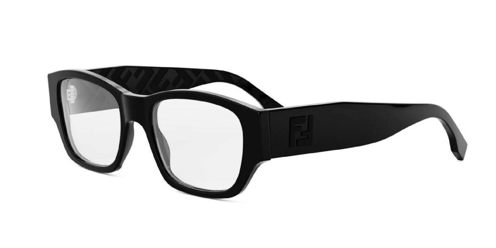 Fendi FE50123I - 001 - 53 Oprawki korekcyjne Czarny Kanciaste