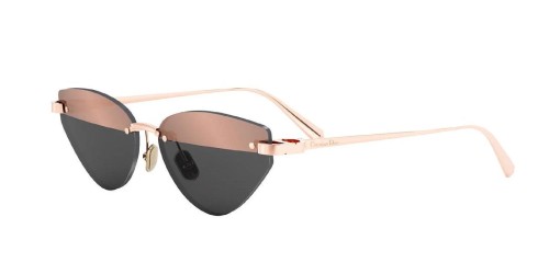 Dior CDIOR B5U - E0A7 - 57 Okulary przeciwsłoneczne Różowe złoto Kocie oczy