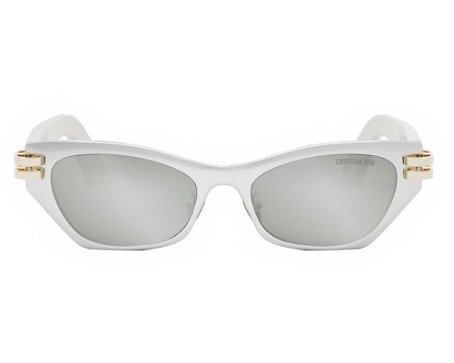 Dior CDIOR B3U - F0A4 D - 53 Okulary przeciwsłoneczne Srebrny Kocie oczy
